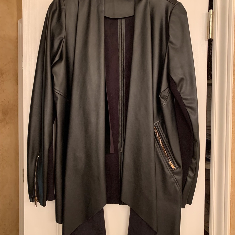 Leather like jacket